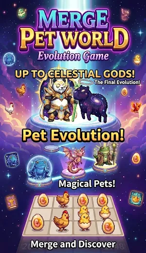Merge Pet World: Evolution Screenshot 0