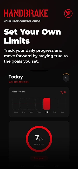 HandBrake Masturbation Tracker Screenshot 1