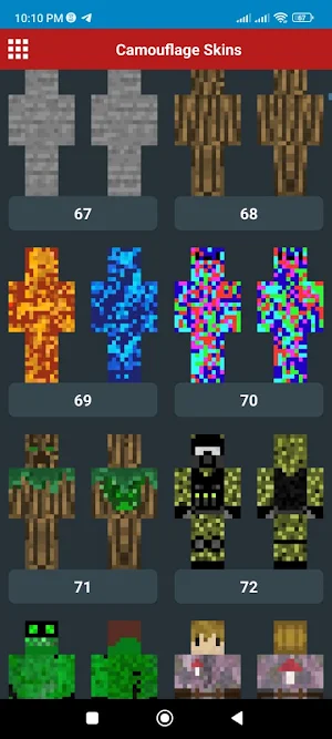 Camouflage Skins For Minecraft Screenshot 1