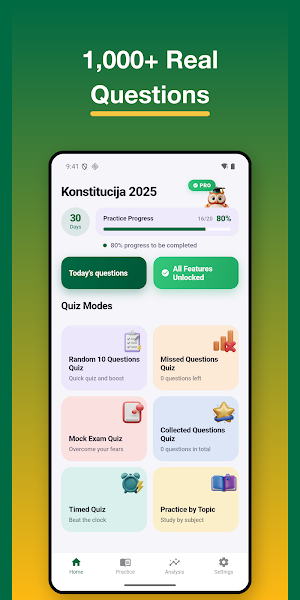 Konstitucijos egzaminas Screenshot 0