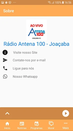 Rádio Antena 100 Screenshot 2