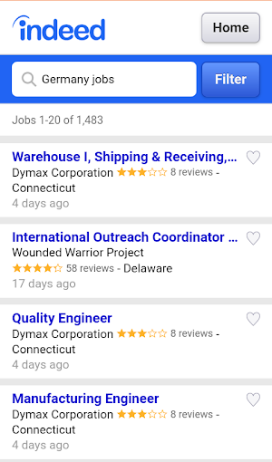 Jobs In Germany Screenshot 0