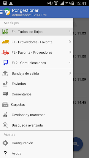 Flux Proveedores Screenshot 1