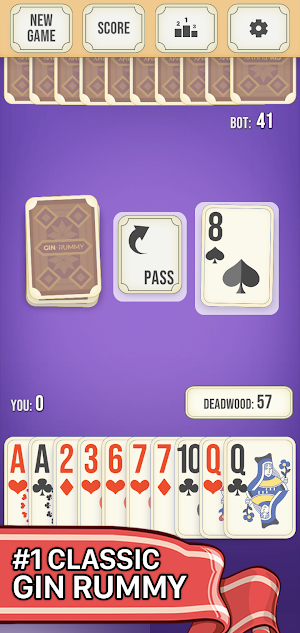 Gin Rummy Free! Screenshot 2