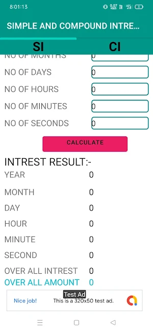 SIMPLE & COMPOUND INTREST Screenshot 2