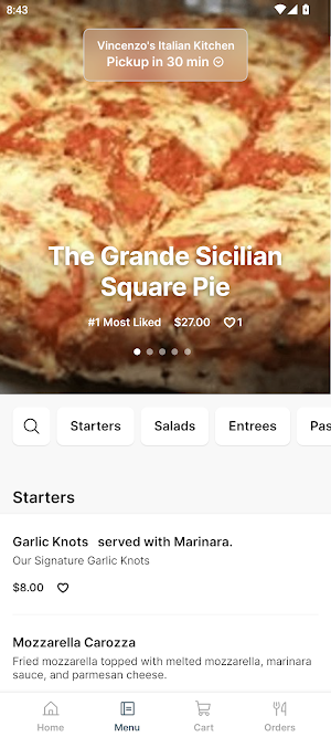 Vincenzo's Cucina Screenshot 1
