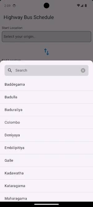Highway Bus Sri Lanka Screenshot 1