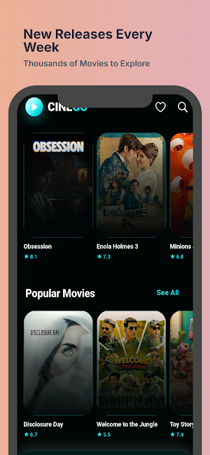 CineGo - Movies & TV Show Screenshot 3