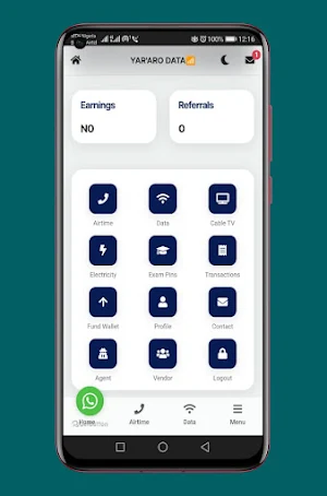 YararoData and Airtime payment Screenshot 2