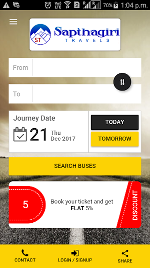 Sapthagiri Travels Screenshot 0