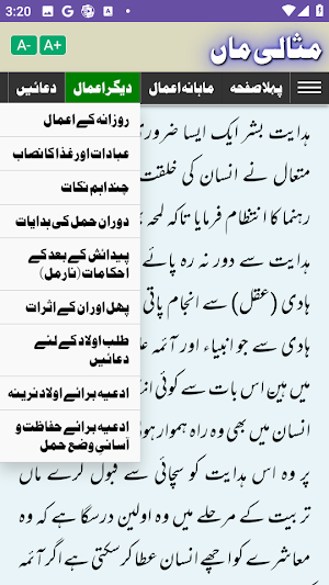 Misalee Maan - Urdu Arabic Screenshot 1