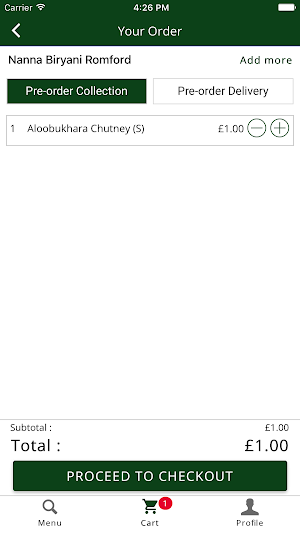 Nanna Biriyani Romford Screenshot 2