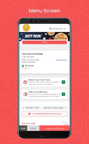 TASTY BITES PIZZERIA Screenshot 1