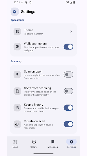 Quardo - QR Scan & Create Screenshot 3