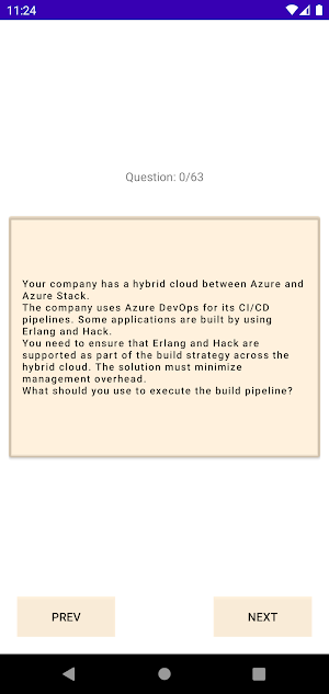 Exam AZ-400 Practice Question Screenshot 3