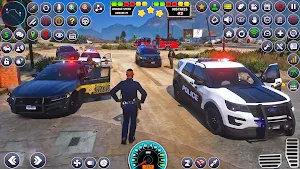 US Police Car Chase Game 2024 Screenshot 0