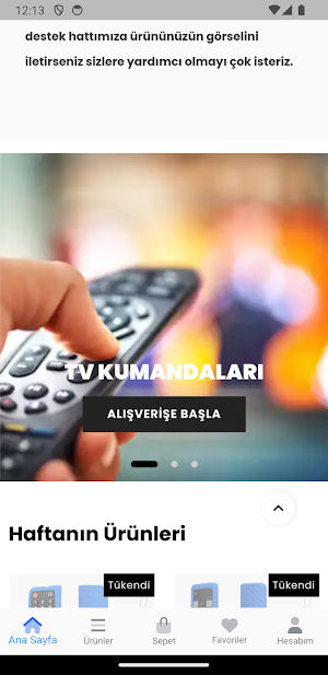 Kumanda Shop Screenshot 2