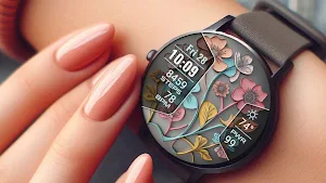 Vibrant Blooms Watch Face Screenshot 0