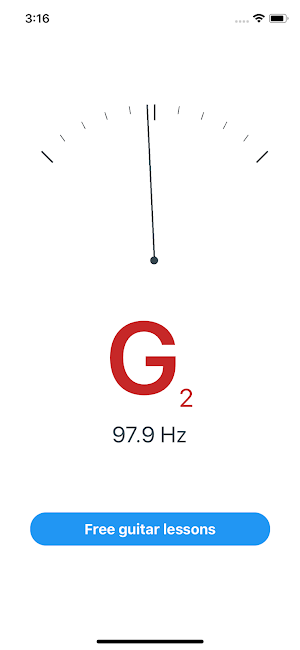 Simple Guitar Tuner Screenshot 3