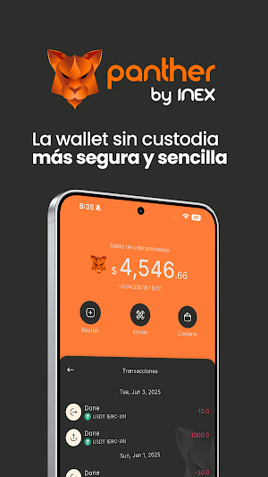 Panther: Billetera Crypto Screenshot 0
