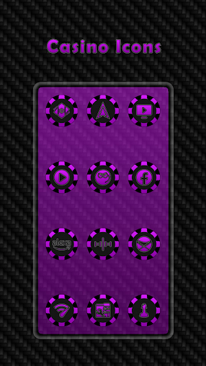 Casino - Purple Icons screenshot 4
