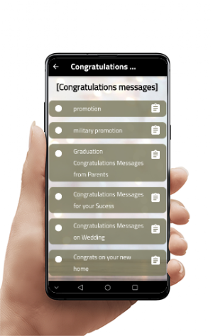 Congratulations messages Screenshot 3