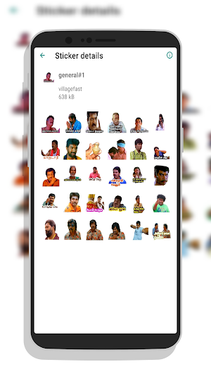 Tamil Stickers - Vadivelu Sticker(WAStickerApp) Screenshot 2