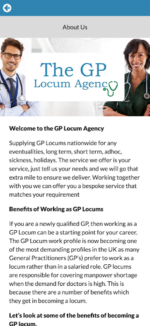 The GP Locum Agency Screenshot 1