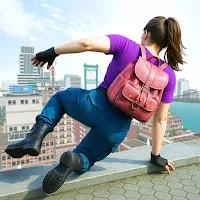 Only Going Up Parkour Rooftop