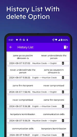 English Mauritian Creole Trans Screenshot 3