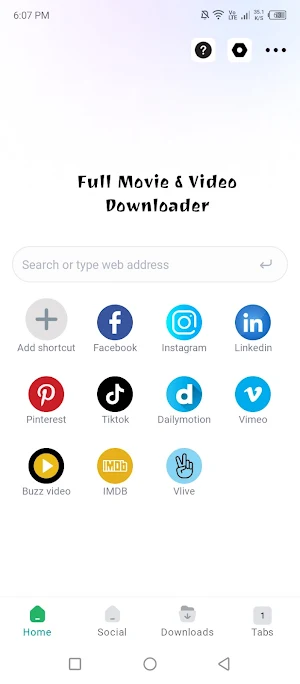 Full Movie & Video Downloader Screenshot 0