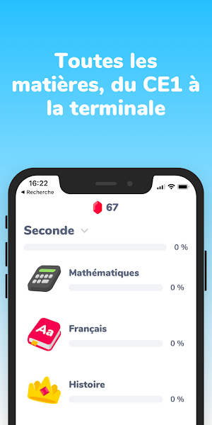 Kartable - Cours & Révisions du CE1 à la terminale Screenshot 3