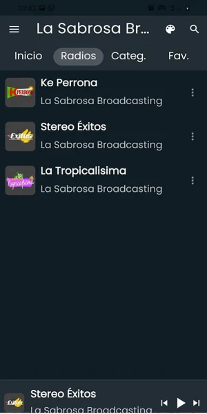 La Sabrosa Broadcasting Screenshot 1