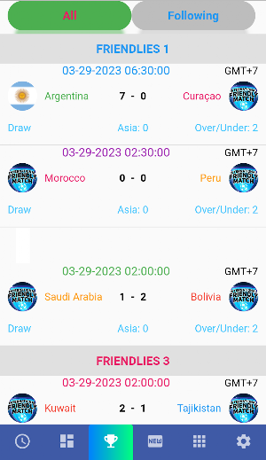 Friendly Matches 2023 Screenshot 1
