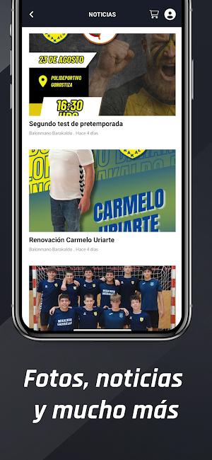 Balonmano Barakaldo Screenshot 3
