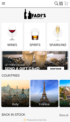 Fadis wine and liquor Screenshot 1