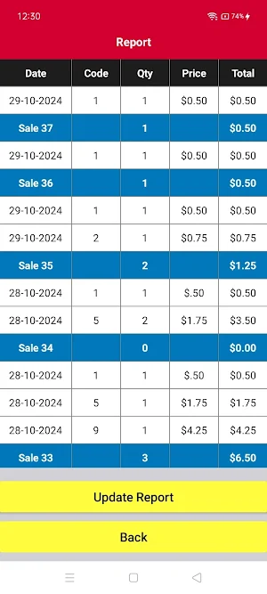 Crown Variety Cash Register Screenshot 2