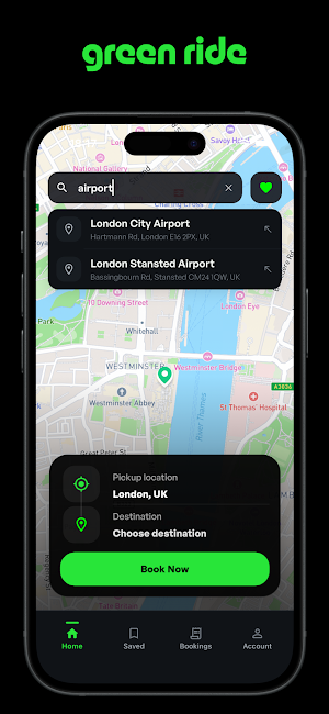 Green Ride – Taxi & Delivery Screenshot 0