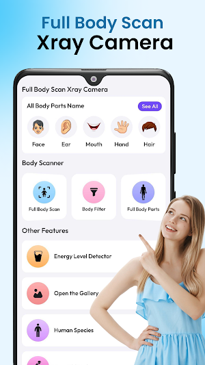 Full Body Scan Xray Camera Screenshot 0