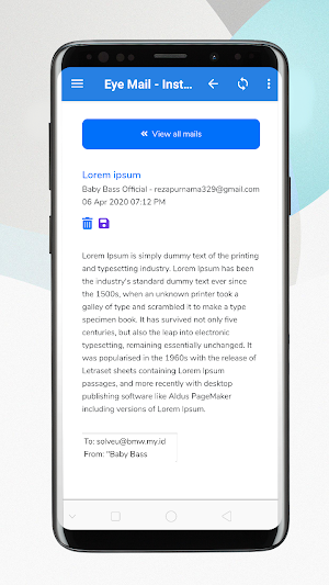 Temp Mail Pro - Unlimited Temp Email by EyeMail Screenshot 2