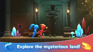 Water & Fire Stickman 3D Screenshot 0