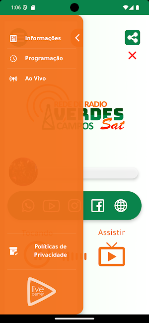Rede Verdes Campos Sat Screenshot 2