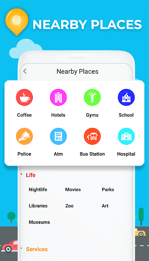 GPS compass map for Android Screenshot 0