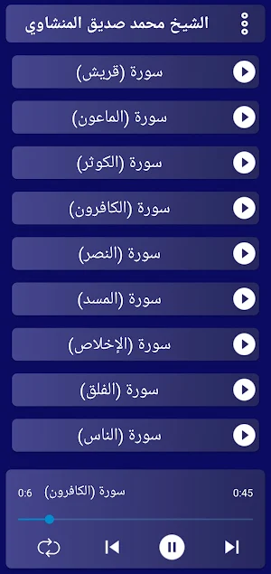 المنشاوي بدون نت نسخة الإذاعة Screenshot 1