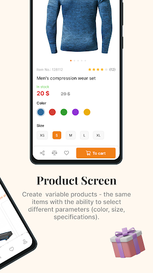 E-commerce application Screenshot 1
