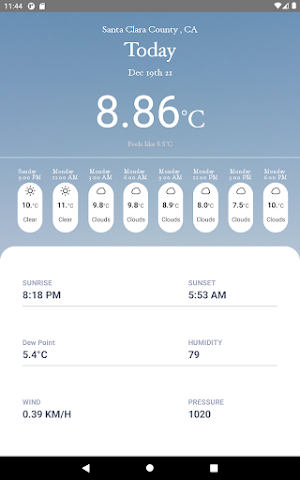 Weather Forecast Screenshot 2