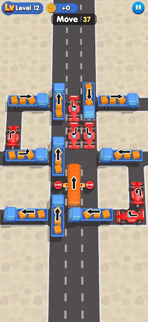 Traffic Untangle: Puzzle Roads Screenshot 1