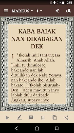 Alkitab Bahasa Minangkabau (Minangkabau Bible) Screenshot 2