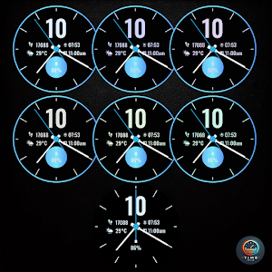 Neon Pulse Watch Face Screenshot 2