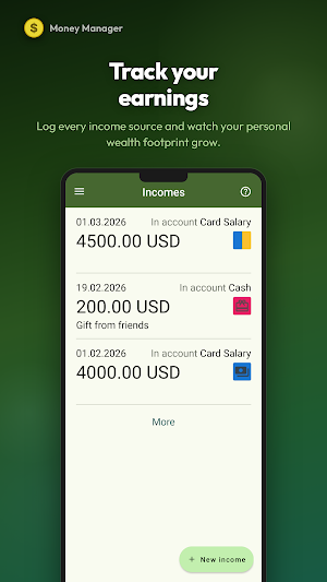 MoneyManager: Expense Tracker Screenshot 3